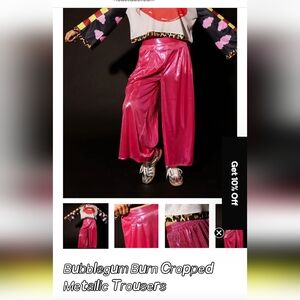 Bubblegum Pink Cropped Pants